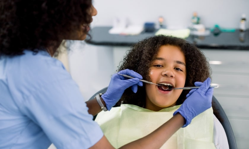 infant oral exam in allen